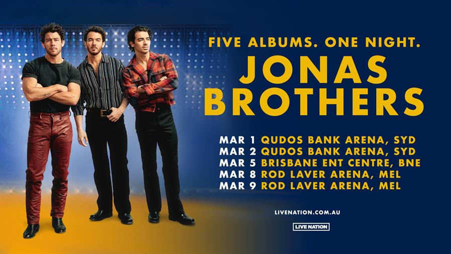 Tours: Jonas Brothers Announce Australian Dates For “5 Albums 1 Night” Tour