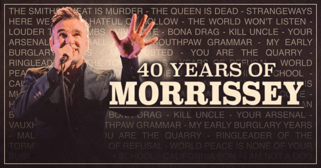Tours: Morrissey: 40 Years Of Morrissey Australian Tour Announced