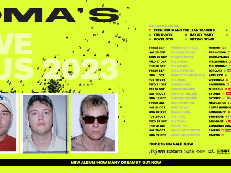 News: DMA’S 2nd And Final Brisbane Show Announced. Special Guests Revealed