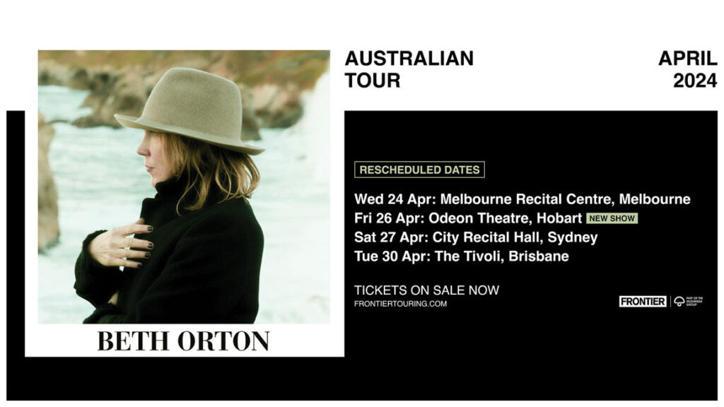 TOURS: BETH ORTON – AUSTRALIAN TOUR RESCHEDULED TO APRIL 2024 – TICKETS ON SALE NOW