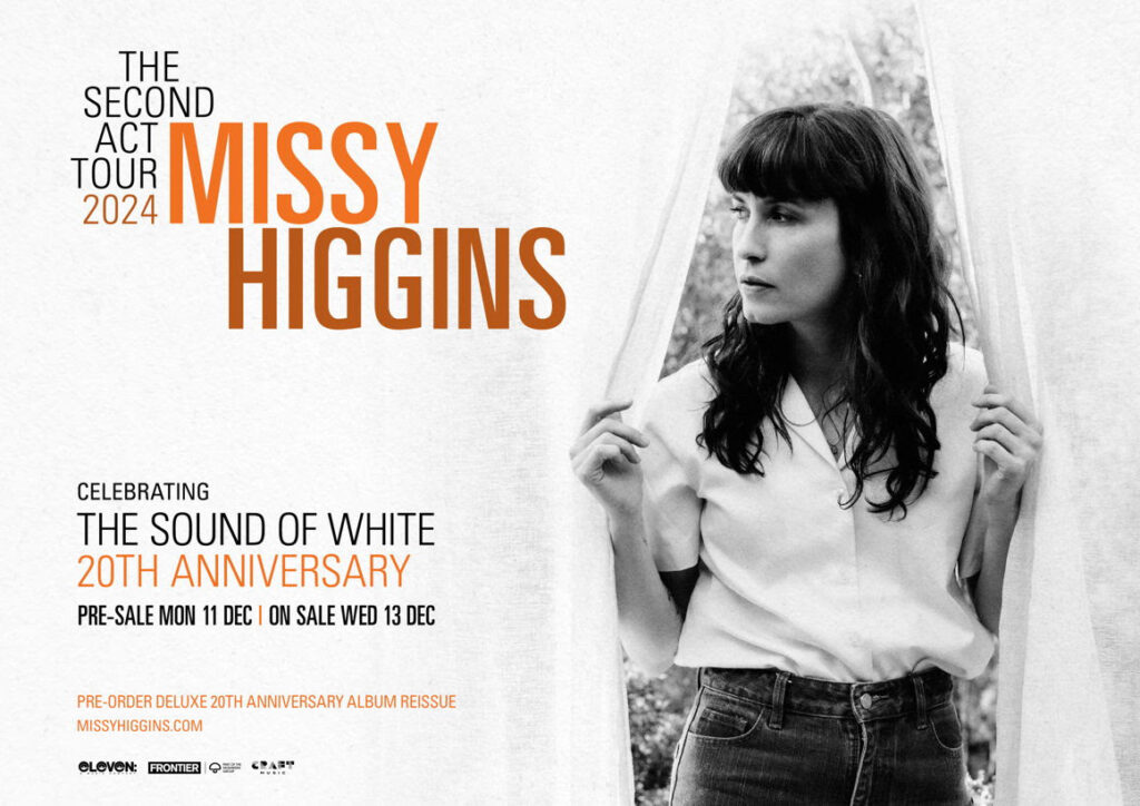 Tours: Missy Higgins Announces “The Second Act Tour” Celebrating The Sound Of White 20th Anniversary