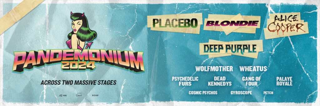 Festivals: Introducing Pandemonium Festival – The All Star Festival Lead By Alice Cooper, Blondie, Placebo & Deep Purple, Is Coming To Australia In April!