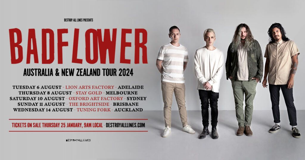 Tours: Badflower Announce Australian Tour