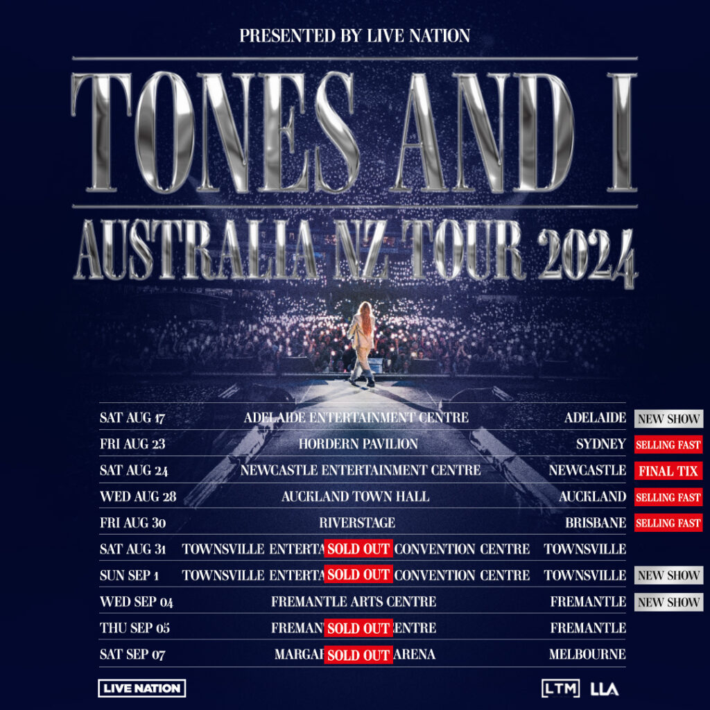 Tours: Tones And I Adds Additional Shows To Australian Tour Due To Insane Demand