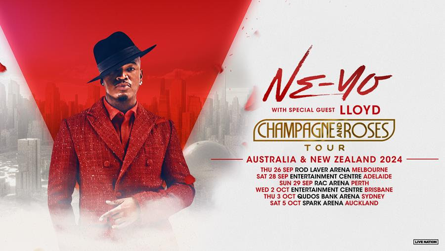 Tours: Ne-Yo Announces Australia & New Zealand Leg Of “Champagne & Roses” Tour With Special Guest Lloyd
