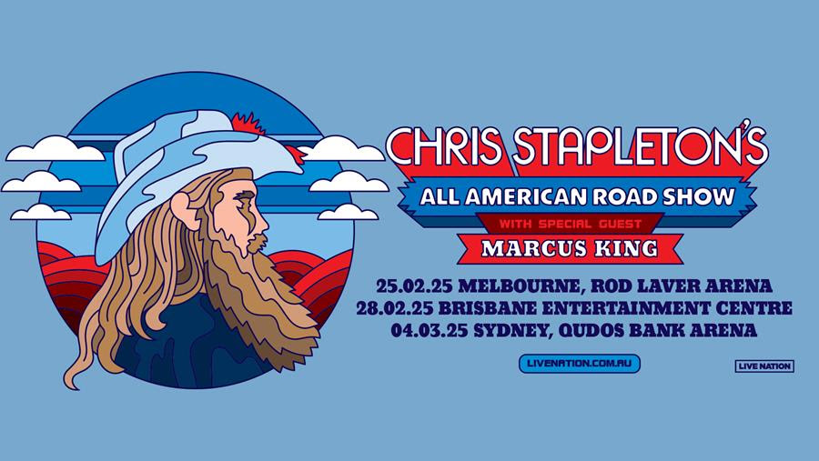 Tours: Chris Stapleton’s All-American Roadshow Goes Down Under