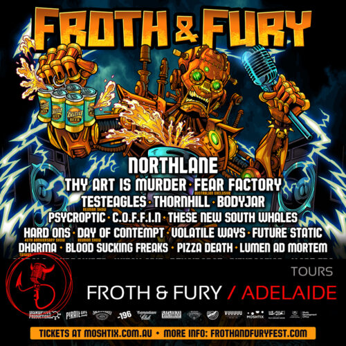 Tours: Froth And Fury Festival Announced