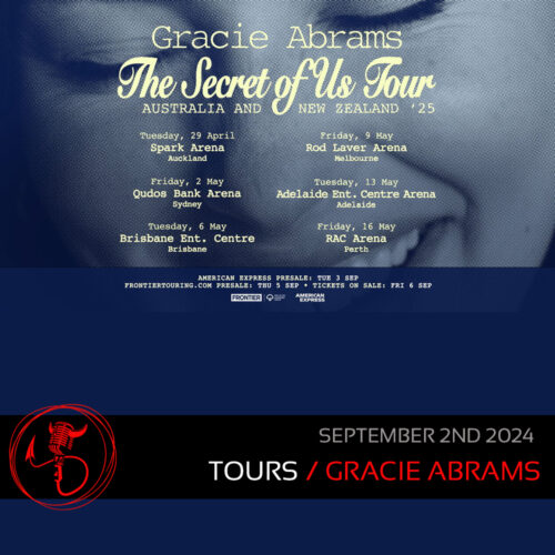 Tours: Gracie Abrams Announces Australian Tour