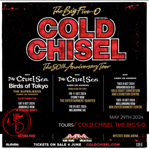 Tours: Cold Chisel Announce The Big 5-0 Tour