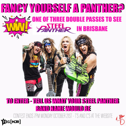 Contest: Win One Of Three Double Passes To See Steel Panther In Brisbane