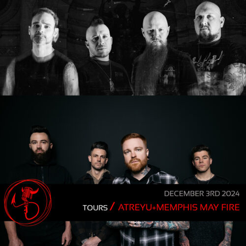 Tours: Atreyu Announce The Curse 20th Anniversary Australia Tour In A Coheadline With Memphis May Fire!