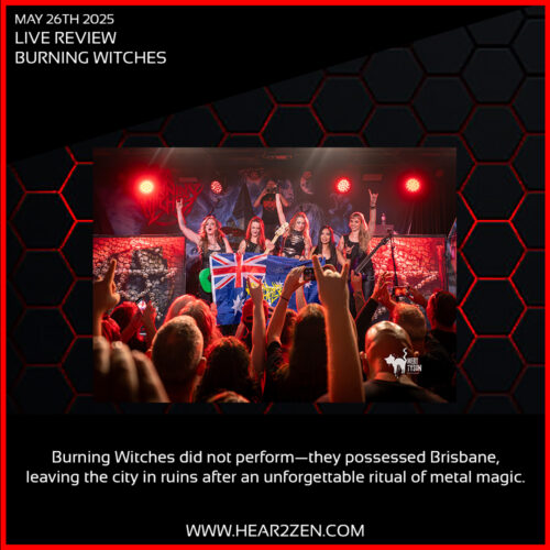 Live Review: Burning Witches – Brisbane 2025
