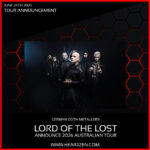 Tours: Lord Of The Lost Announce 2026 Australian Tour