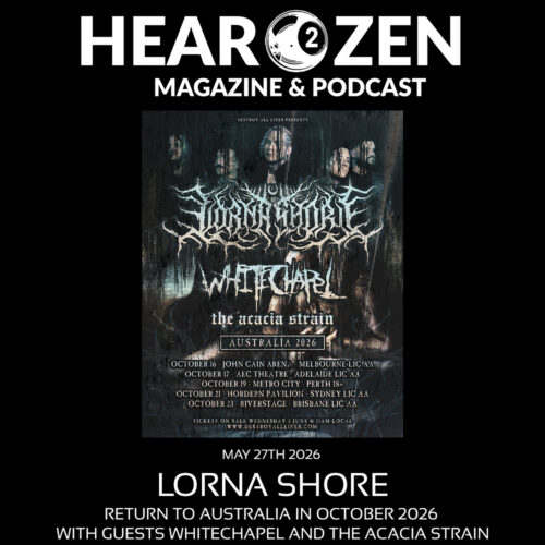 Tours: Lorna Shore Return To Australia In October 2026 With Special Guests Whitechapel And The Acacia Strain