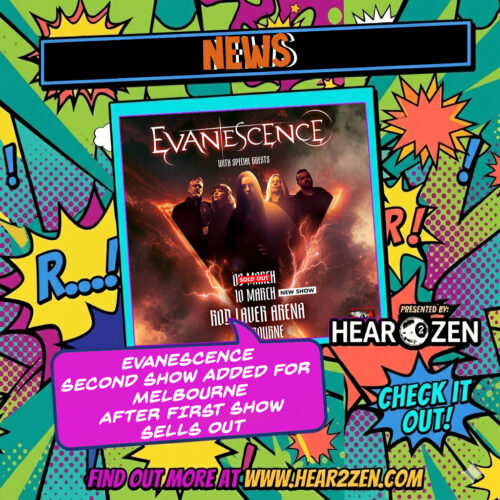 News: Evanescence Sell Out Melbourne Show And Add Second Show
