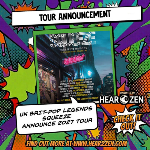 Tours: UK Brit-Pop Legends Squeeze Announce 2027 Australian Tour