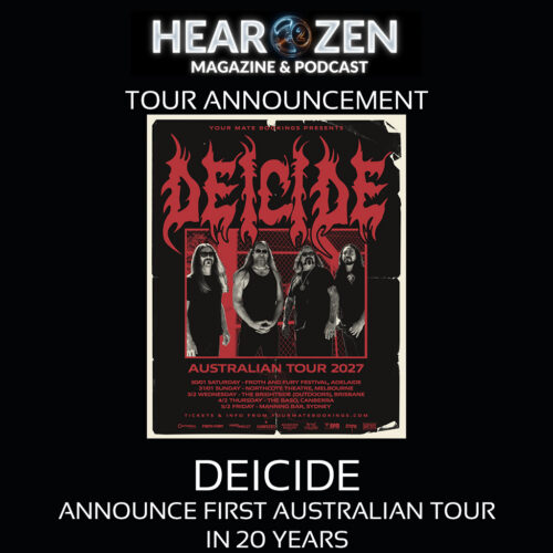 Tours: DEICIDE Return To Australia For The First Time Since 2006 In January And February 2027
