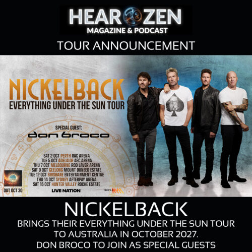 Tours: Nickelback Announces October 2027 Australian Tour With Special Guests Don Broco.
