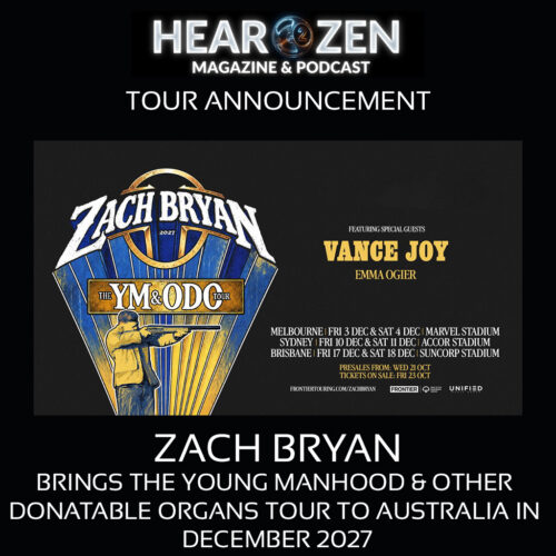 Tours: Zach Bryan Announces 2027 Australian Stadium Tour